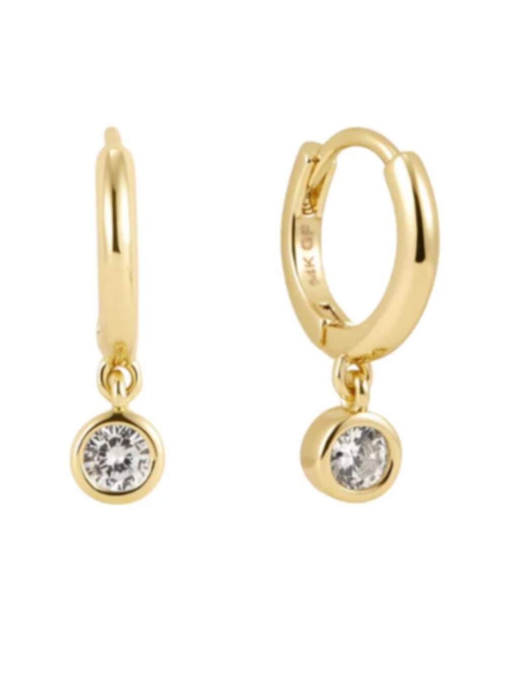NWT Stella Sparkle Drop Hoops